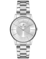 Beverly Hills Polo Club Women's Quartz Movement Watch, Analog Display and Metal Strap - BP3286X.330, Silver