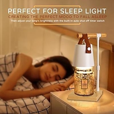 Holiday aromatherapy lamp melted wax lamp timed lift gift melted candle lamp bedside ornaments Nordic wooden table lamp creative lamp Lightinthebox Holiday aromatherapy lamp melted wax lamp timed lift gift melted candle lamp bedside ornaments Nordic wooden table lamp creative lamp Lightinthebox