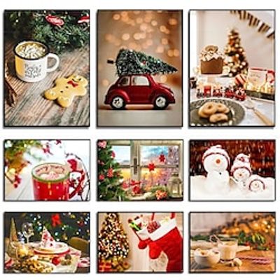 People Wall Art Canvas Christmas Trees Snowmen Snowflakes Cookie Prints and Posters Abstract Portrait Pictures Decorative Fabric Painting For Living Room Pictures No Frame miniinthebox People Wall Art Canvas Christmas Trees Snowmen Snowflakes Cookie Prints and Posters Abstract Portrait Pictures Decorative Fabric Painting For Living Room Pictures No Frame miniinthebox