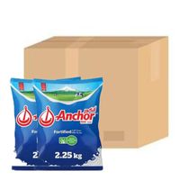 Anchor Fortified Full Cream Milk Powder 2.25kg, Box of 6