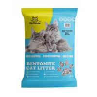 Cat Partner Bentonite Dust Free Clumping Cat Litter -25L - Baby Powder
