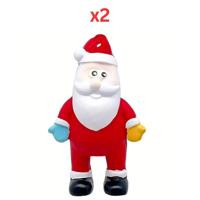 Christmas Design Latex Squeaky Dog Chew Toy (Pack of 2)