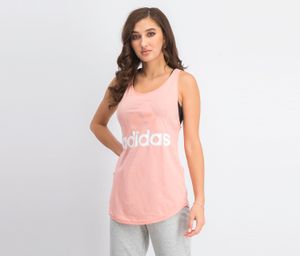 Womens Essentials Linear Loose Tank Top  Peach