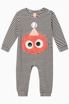 Toto Striped Jersey Romper Toto Striped Jersey Romper