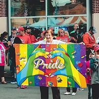 Pride Rainbow Parade and Marching Banner Flag Outdoor Home Decorations Holiday Banner Sign Lightinthebox