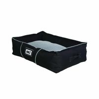 Rogz Lekka Cushioned Bed For Dog - Black - Large