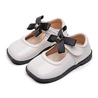 children's princess shoes, girls' shoes, spring and autumn 2021 new black leather shoes, children's soft leather soft sole leather shoes miniinthebox - thumbnail