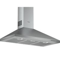 Bosch | 90cm| Pyramidal Chimney Wall Mounted hood | Rate 400 m3h Halogen lighting | DWP94CC50M