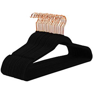 76g rose gold hook flocking hanger non-slip hanger velvet hanger hangs 20pieces miniinthebox