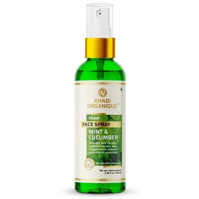Khadi Organique Mint Cucumber Face freshner 100Ml