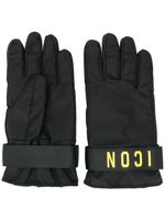 Dsquared2 Icon print gloves - Black - thumbnail