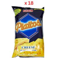 Jack N Jill Piattos Potato Crisp Cheese - 212 Gm Pack Of 18 (UAE Delivery Only) Jack N Jill Piattos Potato Crisp Cheese - 212 Gm Pack Of 18 (UAE Delivery Only)