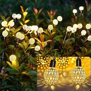 Solar Moroccan Ball Lamp Villa Garden Pathway Courtyard Ground Plug-in Waterproof Landscape Decorative Lamp 1pc Lightinthebox