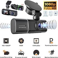 J02 1080p New Design  HD  Boot automatic recording Car DVR 170 Degree Wide Angle 1.5 inch IPS Dash Cam with Night Vision  G-Sensor  motion detection 4 infrared LEDs Car Recorder Lightinthebox - thumbnail