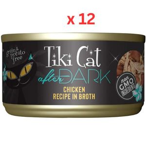 Tiki Cat After Dark Wet Cat Food Chicken - 2.8 Oz. Can (Pack Of 12)