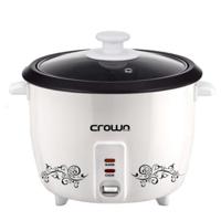 Crown Line Rice Cooker 1.0L |RC-169| Power- 400W| Capacity- 1L| LED Light Indicator for warming & cooking