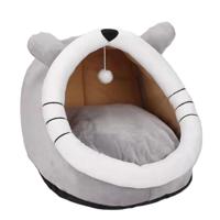 Grizzly Cat Capsule Bed Grey- Large 45 X 45 X 40Cm