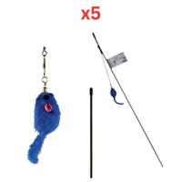 Nutrapet Rat Shake Cat Wand (Pack Of 5)