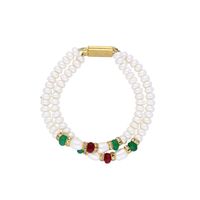 Sri Jagdamba Pearls Colourful Pearl Bracelet - JPAPR-19-78