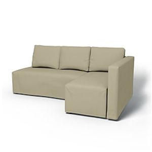 IKEA Organic Panama Cotton Friheten Sofa Bed With Right Chaise Cover Regular Fit With Piping Machine Washable Lightinthebox
