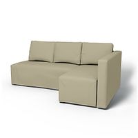 IKEA Organic Panama Cotton Friheten Sofa Bed With Right Chaise Cover Regular Fit With Piping Machine Washable Lightinthebox - thumbnail