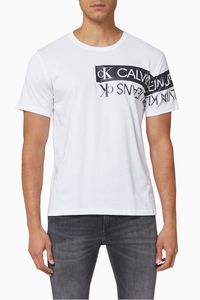 Mirrored Logo Organic Cotton T-shirt