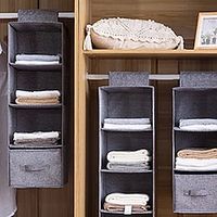 345 Layer Non-Woven Fabric Home Hanging Parenting Bag Dustproof Storage Bag Foldable Storage Bag Used For Diapers Household Debris And Household Space Saving Organizer For Bedrooms Clos Lightinthebox - thumbnail