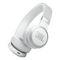 JBL LIVE 670NC Wireless On-Ear Headphones with True Adaptive Noise Cancelling - White - thumbnail