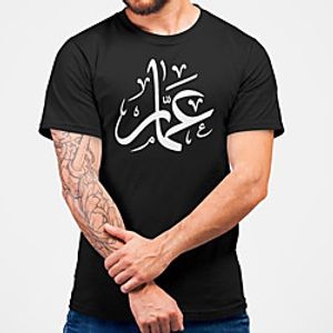 Men's Unisex Tee T shirt Hot Stamping Symbol Graphic Prints Plus Size Print Short Sleeve Casual Tops Cotton Basic Fashion Designer Big and Tall Black Lightinthebox