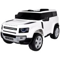 Megastar Megastar Licensed 12 v Ride on Jeep, Land Rover Defender Suv Jeep White