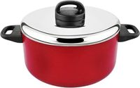 Prestige Classique 3X Ultra Tough Covered NonStick Stockpot 10 Ltr Red - PR15917