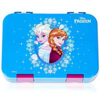 Disney Frozen Elsa Anna 6 - 4 Compartment Convertible Bento Tritan Lunch Box - Blue