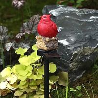 Solar Resin Small Firebird LED Light Outdoor Waterproof Floor Lamp Outdoor Courtyard Decoration Lawn Landscape Light Lightinthebox - thumbnail