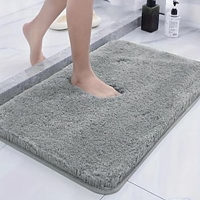 1pc Soft And Comfortable Thick Plush Floor Mat For Bathroom, Bedroom, Living Room, Water Absorption And Anti-Slip Design Fall Decor Lightinthebox 1pc Soft And Comfortable Thick Plush Floor Mat For Bathroom, Bedroom, Living Room, Water Absorption And Anti-Slip Design Fall Decor Lightinthebox