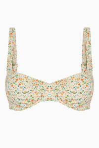 Floral Balconette Bikini Top