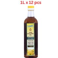 Unichef Cold Pressed Pure Mustard Oil 12 X 1 Ltr