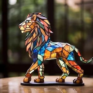 Wildlife Metal Art, Wild Animal Metal Art Base Desktop Decoration Plane Decoration Ornaments miniinthebox