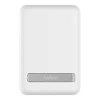 Belkin BOOST↑CHARGE™ Magnetic Wireless Power Bank 5K + Stand White Color