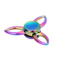Tri-Spinner Colorful Fidget Hand Spinner ADHD Autism Reduce Stress Focus Attention Toys - thumbnail