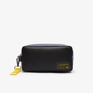 Men’s Lettered Smooth Leather Toilet Kit