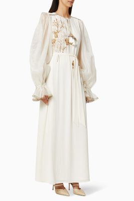Maxine Embellished Florette Flowing Kaftan Maxine Embellished Florette Flowing Kaftan