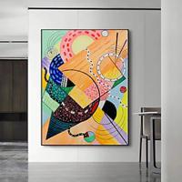 Hand-painted Wall Art Landscapes Large Handmade Wassily Kandinsky Oil Painting Reproduction Oil Painting Decor Original Gift No Frame Lightinthebox