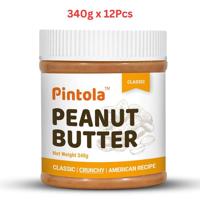 Pintola Peanut Butter - Classic (Crunchy) 340g (Pack Of 12)