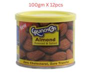 Crunchos Almond, 100g - Carton of 12 Packs