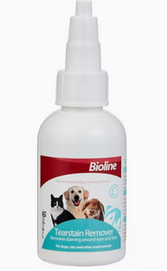 Bioline Eye Tearstain Remover For Cats And Dogs 50ml (UAE Delivery Only)