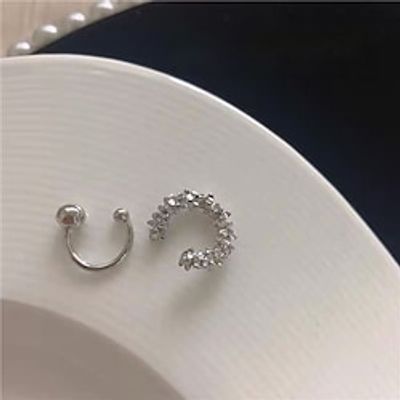 1 Pair Ear Cuff Huggie Earrings For Women's Birthday Party Evening Gift Alloy Fashion Precious Lightinthebox