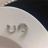 1 Pair Ear Cuff Huggie Earrings For Women's Birthday Party Evening Gift Alloy Fashion Precious Lightinthebox - thumbnail