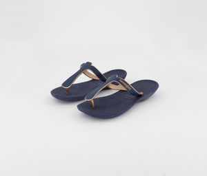 Womens Style 2 Casual Slip-On Sandal  Navy Blue