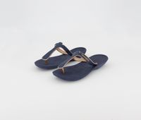 Womens Style 2 Casual Slip-On Sandal  Navy Blue - thumbnail