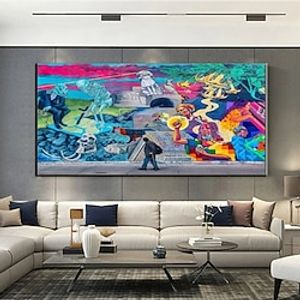 Handmade Hand Painted Wall Art Modern Abstract Ocean Sunset Landscape Home Decoration Decor Rolled Canvas No Frame Unstretched miniinthebox